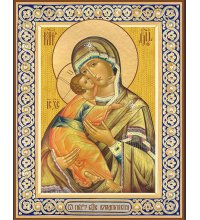 Икона Богородица Владимирская, арт ДМИ-036