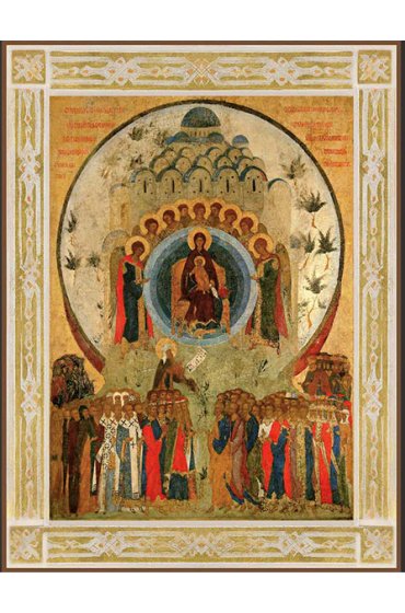 Икона Богоматерь О тебе радуется, арт ДМИ-067