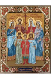 Икона Царственные страстотерпцы, арт ДМИ-079