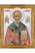 Икона Николай Чудотворец с золотой рамкой, арт ДМИ-081-1