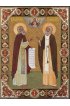 Икона Сергий Радонежский и Серафим Саровский, арт ДМИ-083