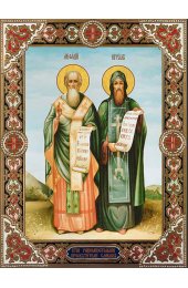 Икона Кирилл и Мефодий равноапостольные, арт ДМИ-116