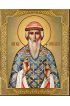Икона Вадим Персидский с золотой рамкой, арт ДМИ-137