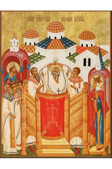 Икона Воздвижение Креста Господня, арт ДМИ-166-2