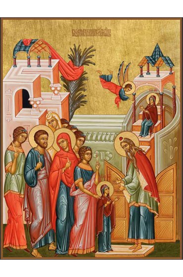 Икона Введение во храм Пресвятой Богородицы, арт ДМИ-167-2