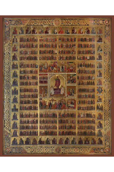 Икона Всех Святых, арт ДМИ-184