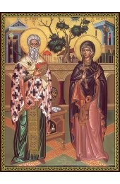 Икона Киприан и Устиния, арт ДМИ-247
