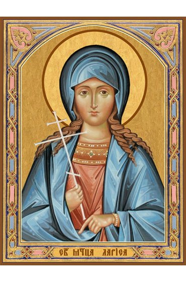 Икона Лариса Готфская, арт ДМИ-255