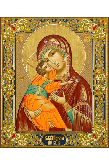 Икона Божья Матерь Владимирская, арт ДМИ-266