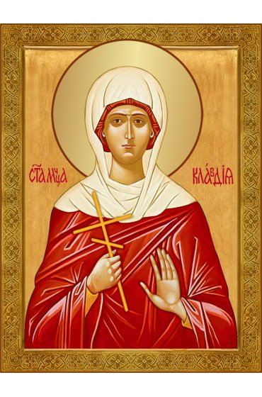 Икона Клавдия Анкирская, арт ДМИ-299