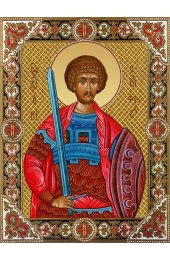 Икона Дионисий Фракийский с рамкой, арт ДМИ-347-2
