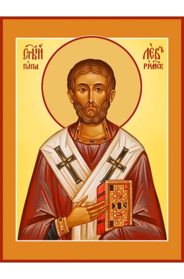 Икона Лев Папа римский, арт ДМИ-372
