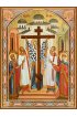 Икона Воздвижение Креста Господня c рамкой, арт ДМИ-403