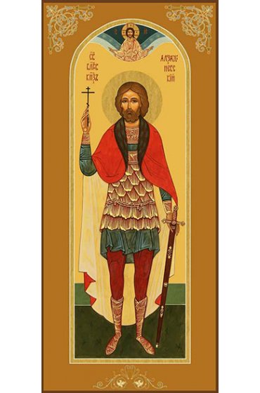 Мерная икона Александр Невский, арт ДМмер-004