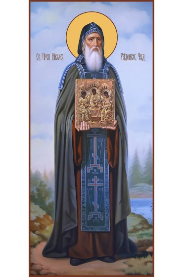 Мерная икона Никон Радонежский, арт ДМмер-026