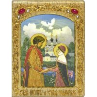 Икона Петр и Феврония, арт ИРП-1002