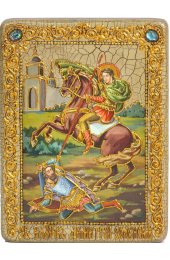 Икона Чудо Дмитрия Солунского о царе Калояне, арт ИРП-2204