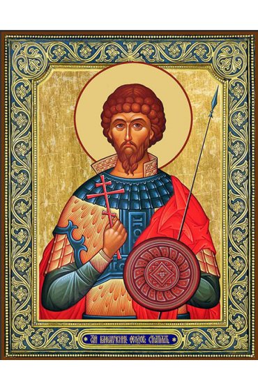 Храмовая икона Феодор Стратилат, арт ДМИХ-022