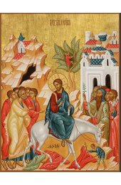 Храмовая икона Вход Господень в Иерусалим, арт ДМИХ-073-2