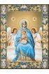 Храмовая икона Богородица Всецарица, арт ДМИХ-113