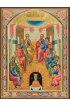 Храмовая икона Сошествие Святого духа с рамкой, арт ДМИХ-190-2