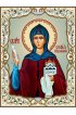 Храмовая икона София Суздальская преподобная с рамкой, арт ДМИХ-312-2