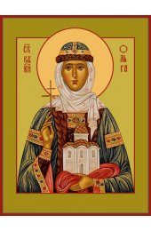 Храмовая икона Ольга равноапостольная княгиня, арт ДМИХ-316-1