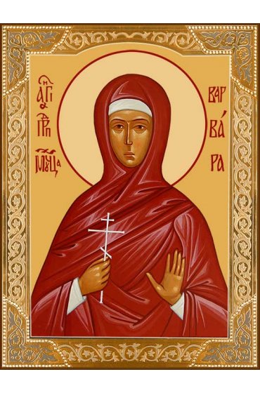 Храмовая икона Варвара Алапаевская преподобномученица, арт ДМИХ-329