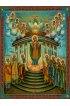 Храмовая икона София Премудрость Божия c рамкой, арт ДМИХ-341