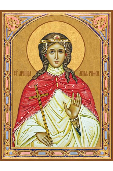 Храмовая икона Агния Римская, арт ДМИХ-360