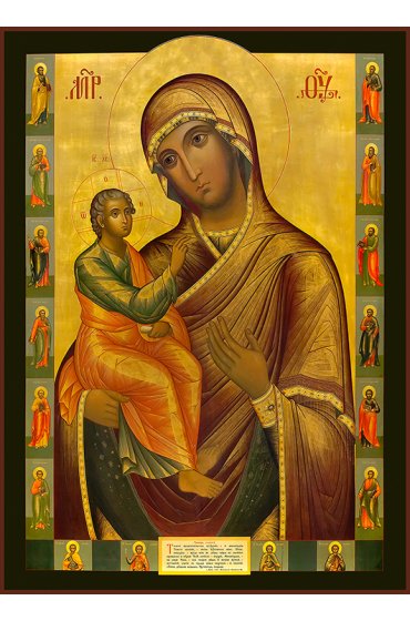 Храмовая икона Божией Матери Иерусалимская, арт ДМИХ-371