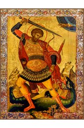 Храмовая икона Фе­одор Ти­рон, арт ДМИХ-373