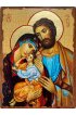 Икона Святое Семейство под старину (17 х 23 см), арт IDR-486