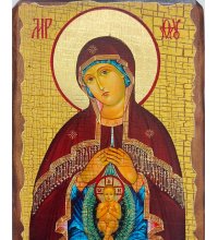 Икона Божья Матерь Помощница в Родах (13 х 17,5 см), арт IDR-902