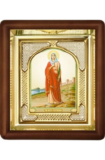 Икона Татьяна Великомученица (16,5 х 19,5 см), арт IDR-236