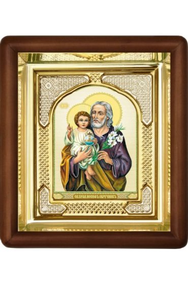 Икона Иосиф Обручник (16,5 х 19,5 см), арт IDR-830