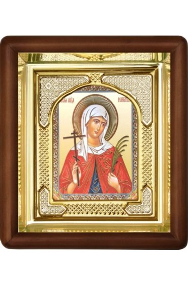 Икона Валентина Мученица (16,5 х 19,5 см), арт IDR-838
