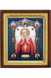 Икона Божией Матери В родах помощница (20 х 23 см), арт IDR-859