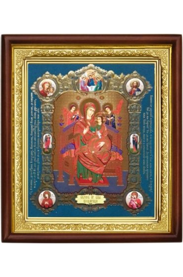 Икона Божией Матери Всецарица (20 х 23 см), арт IDR-865