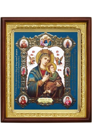 Икона Божией Матери Страстная (20 х 23 см), арт IDR-866