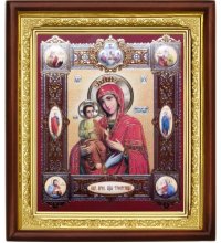 Икона Божией Матери Троеручица (20 х 23 см), арт IDR-868