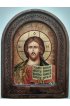 Венчальная пара иконы Спаситель и Божья Матерь Казанская 13 х 16,5 под старину, арт IDR-896