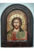 Венчальная пара иконы Спаситель и Божья Матерь Казанская 17 х 23 под старину, арт IDR-897