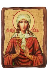 Икона Юлия (Иулия) Великомученица под старину (13 х 17,5 см), арт IDR-921