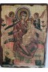 Икона Божья Матерь Всецарица (Пантанасса) под старину (17 х 23 см), арт IDR-023