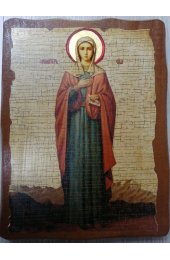 Икона Ева Праматерь под старину (13 на 17,5 см), арт IDR-173