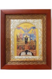 Икона Божья Матерь Непроходимая дверь в киоте, арт иДМ-006