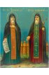 Икона Зосима и Савватий Соловецкие (копия старинной), арт ОПИ-1289