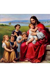 Икона Иисус Христос и дети, арт ОПИ-1438