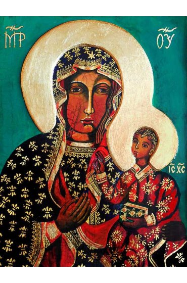 Икона Ченстоховская Божья Матерь, арт ОПИ-691